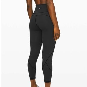 Lululemon Black 7/8 In Movement Tights
